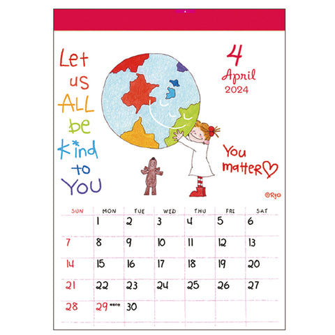 Greeting Life Wall Calendar 2024 C-1501-RY