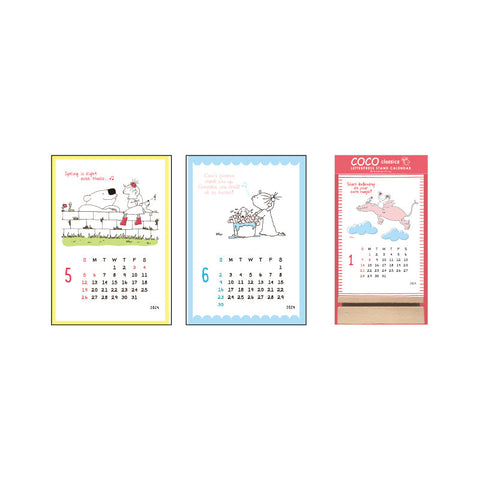 Greeting Life Letterpress Stand Calendar 2024 C-1529-RY