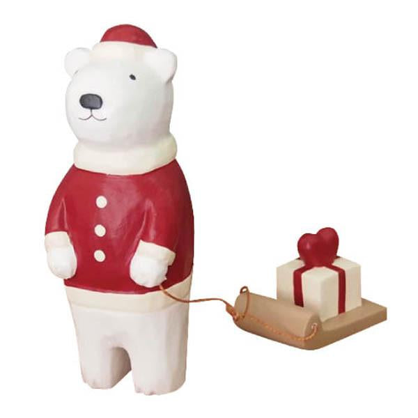 T-lab polepole animal Holiday Santa Claus Bear heart