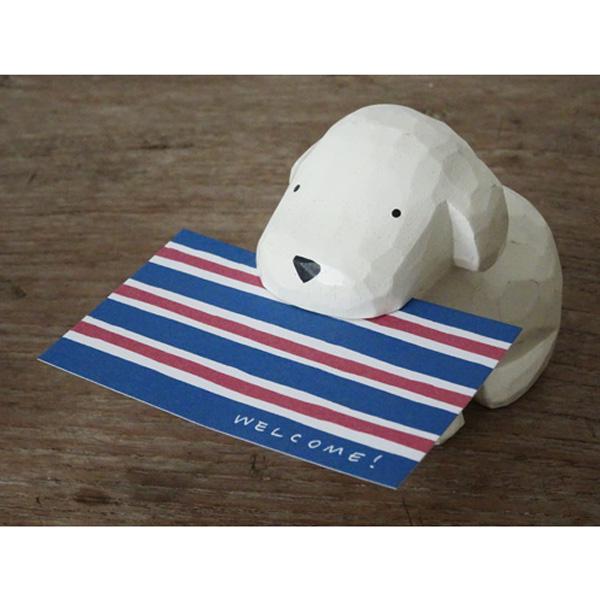 T-lab polepole Card Holder Toy poodle White