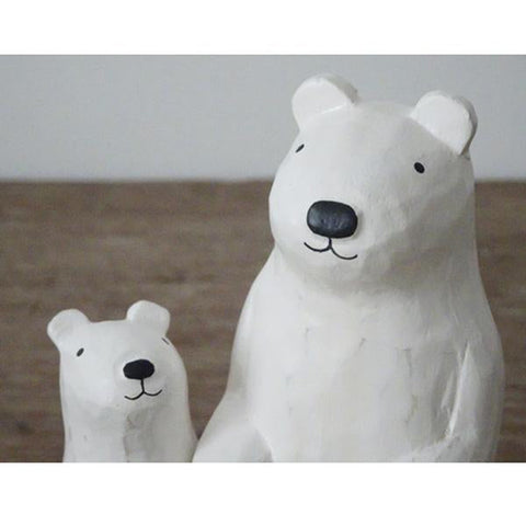 T-lab polepole animal parent and child Polar bear parent