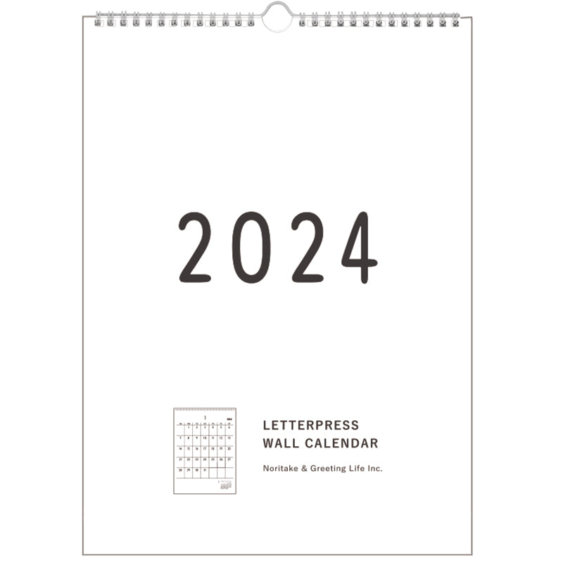 Greeting Life Wall Calendar 2024 C-1496-NT