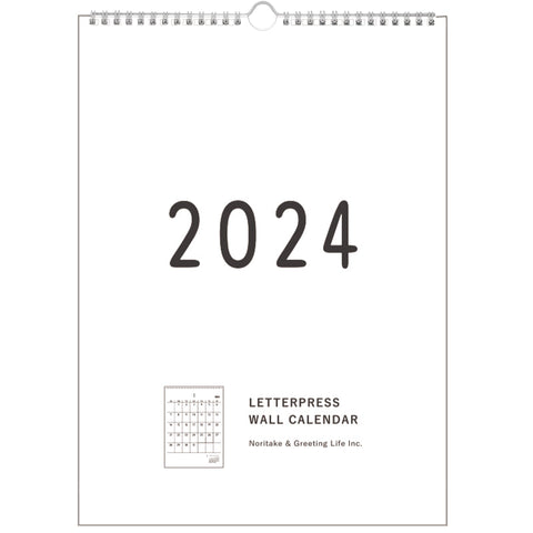 Greeting Life Wall Calendar 2024 C-1496-NT