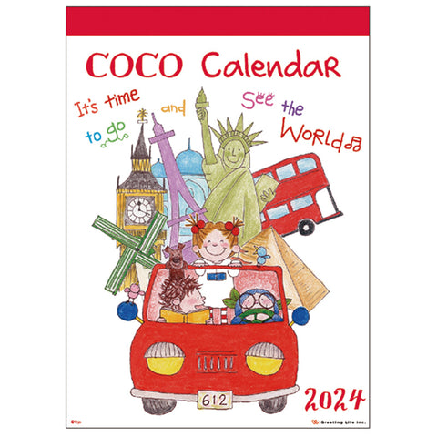 Greeting Life Wall Calendar 2024 C-1501-RY