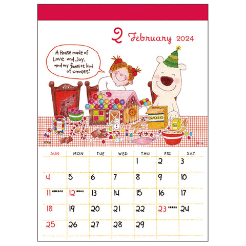 Greeting Life Wall Calendar 2024 C-1501-RY