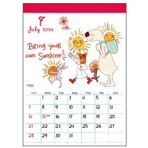 Greeting Life Wall Calendar 2024 C-1501-RY