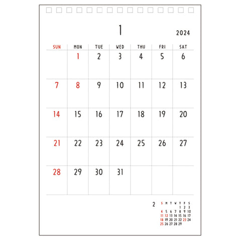 Greeting Life Desktop Calendar 2024 C-1510-NT