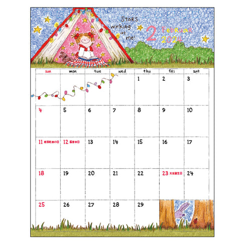 Greeting Life Desktop Calendar 2024 C-1518-RY