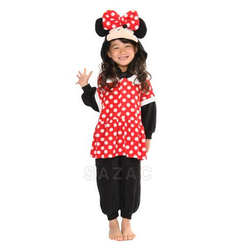 SAZAC Minnie Mouse Kigurumi for Kids