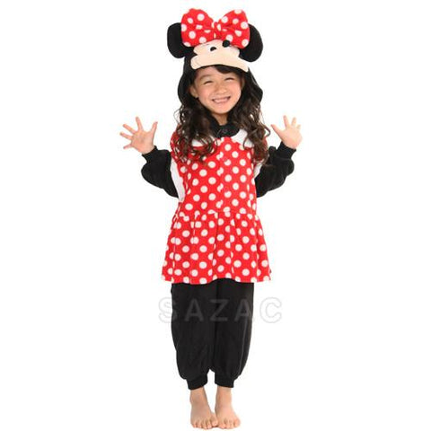 SAZAC Minnie Mouse Kigurumi for Kids