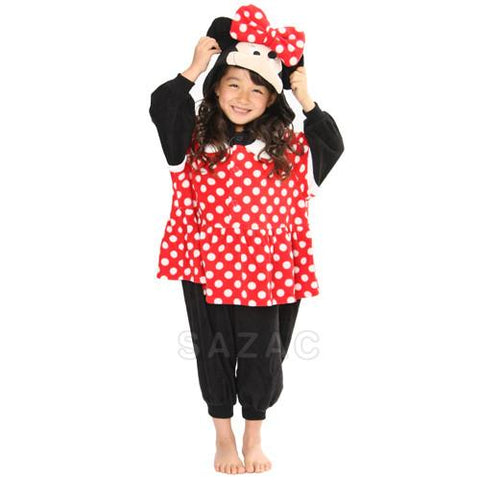 SAZAC Minnie Mouse Kigurumi for Kids