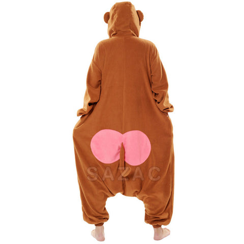 SAZAC Japanese Monkey Kigurumi