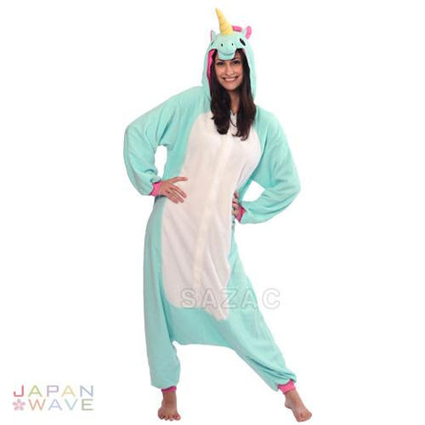 SAZAC BLUE Unicorn Kigurumi