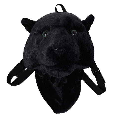 Animal Head Backpack Black Panther Head Backpack
