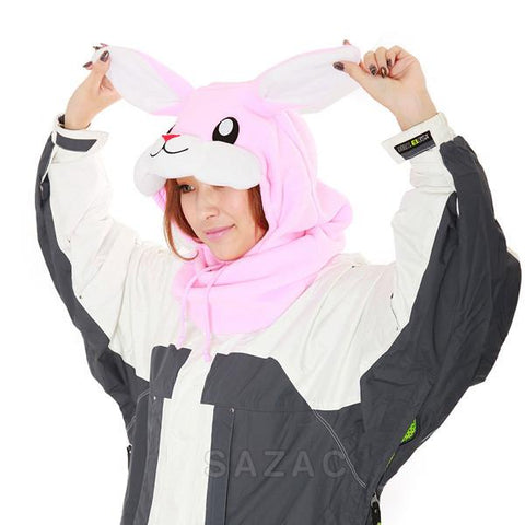 SAZAC Rabbit Kigurumi Neck Warmer