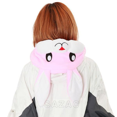 SAZAC Rabbit Kigurumi Neck Warmer