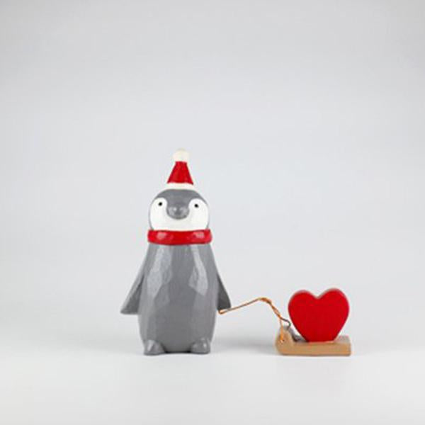 T-lab polepole animal Holiday Santa Claus Penguin Heart