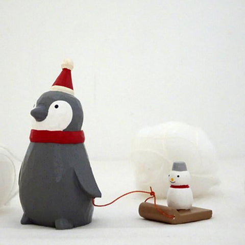 T-lab polepole animal Holiday Santa Claus Penguin Snowman