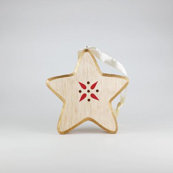 T-lab Holiday Nordic Wood Object / Star