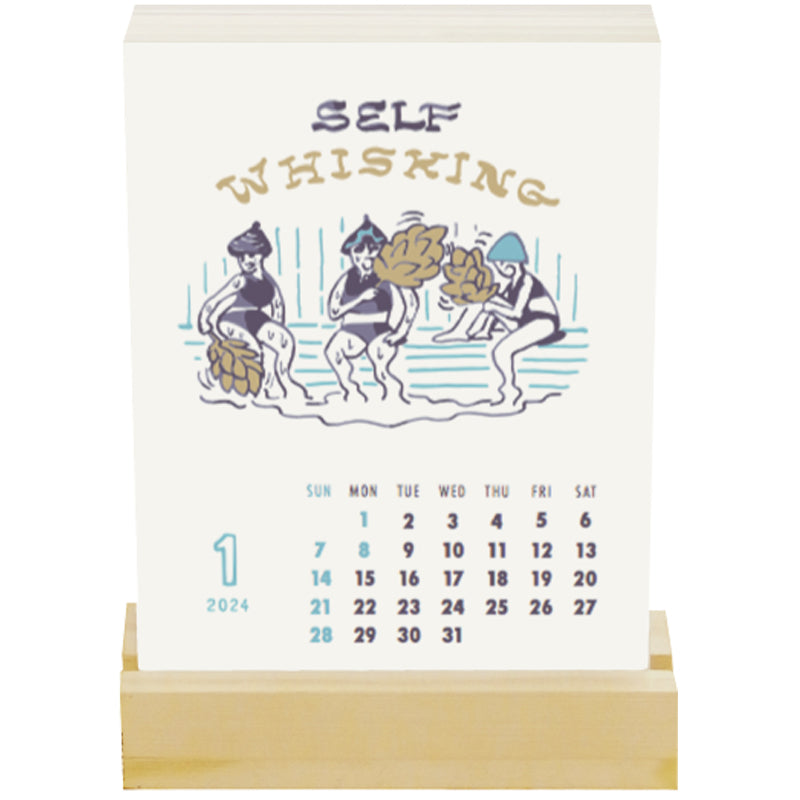 Greeting Life Letterpress Stand Calendar 2024 C-1532-CB