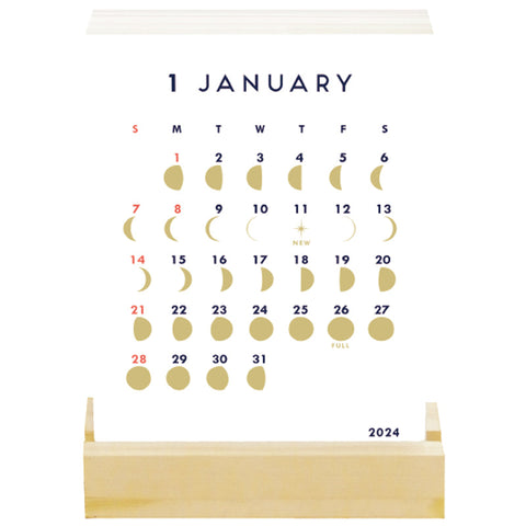 Greeting Life Letterpress Stand Calendar 2024 C-1533-MM