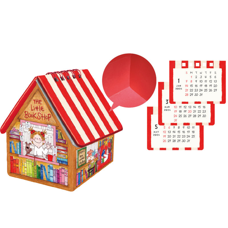 Greeting Life House box Calendar 2024 C1574RY Kigurumi USA