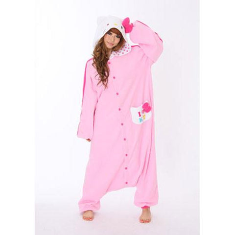 SAZAC Hello Kitty Colorful Kitty Pink Kigurumi