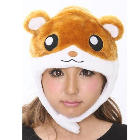 SAZAC Hamster Kigurumi Cap