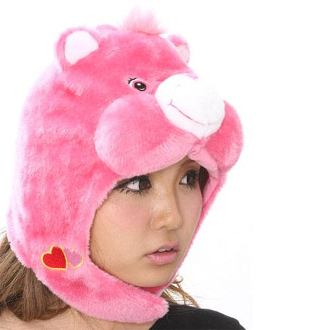 SAZAC Care Bears Love-a-Lot Bear Kigurumi Cap