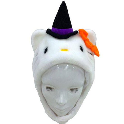 SAZAC Hello Kitty Halloween White Kigurumi Cap