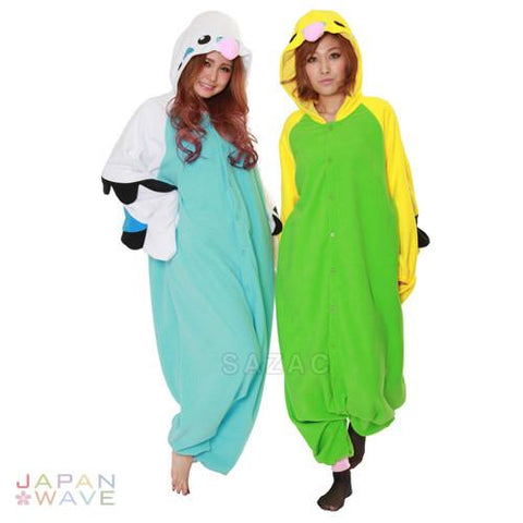 SAZAC Blue Budgie Kigurumi