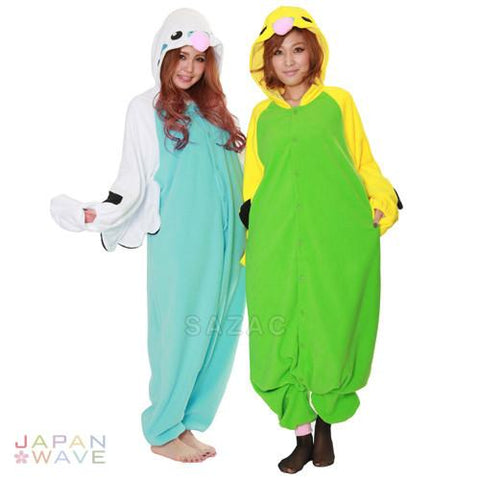 SAZAC Blue Budgie Kigurumi