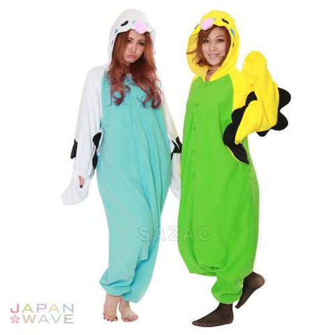 SAZAC Green Budgie Kigurumi