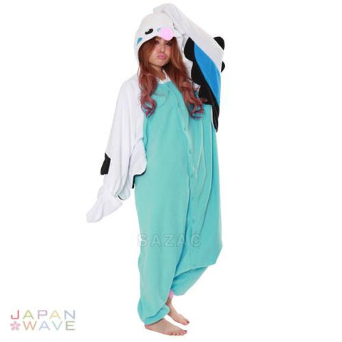 SAZAC Blue Budgie Kigurumi