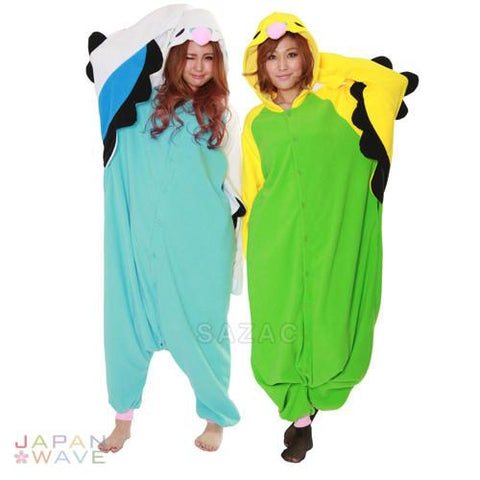SAZAC Green Budgie Kigurumi