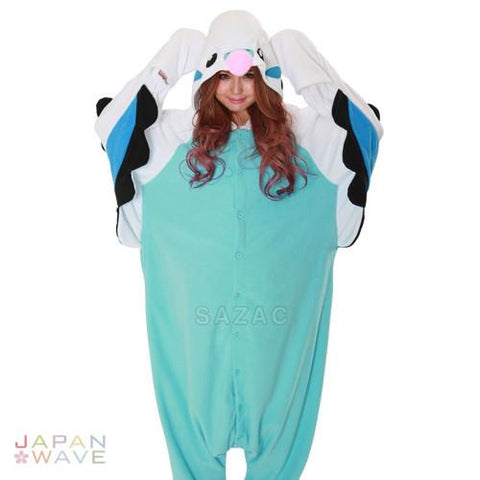 SAZAC Blue Budgie Kigurumi
