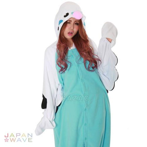 SAZAC Blue Budgie Kigurumi