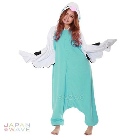 SAZAC Blue Budgie Kigurumi