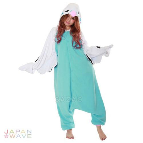 SAZAC Blue Budgie Kigurumi