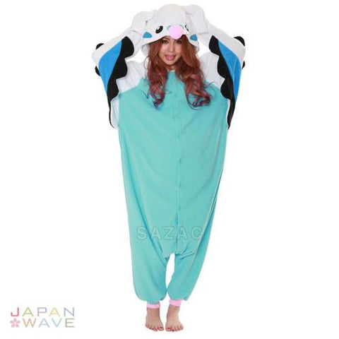 SAZAC Blue Budgie Kigurumi