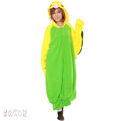 SAZAC Green Budgie Kigurumi