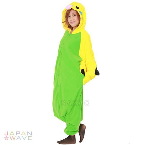 SAZAC Green Budgie Kigurumi