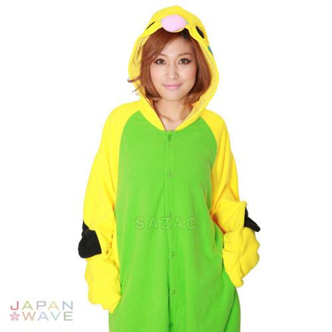 SAZAC Green Budgie Kigurumi