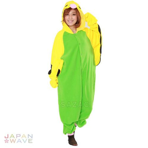 SAZAC Green Budgie Kigurumi