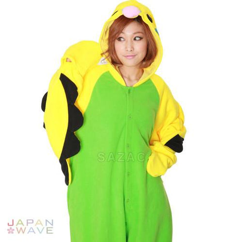 SAZAC Green Budgie Kigurumi