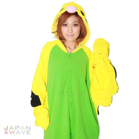 SAZAC Green Budgie Kigurumi