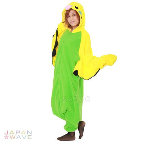 SAZAC Green Budgie Kigurumi