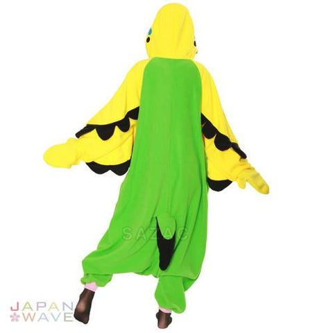SAZAC Green Budgie Kigurumi