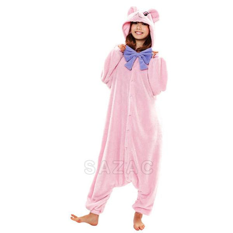 SAZAC Pink Teddy Bear Kigurumi