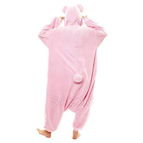 SAZAC Pink Teddy Bear Kigurumi